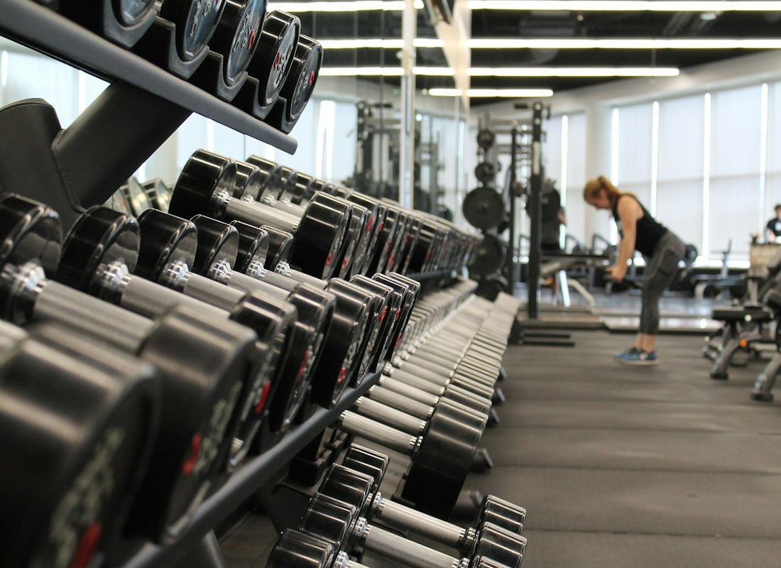 Training studio interior